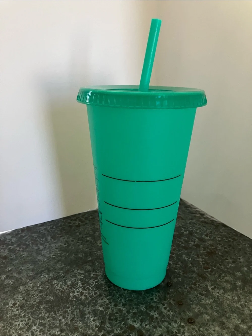 Starbucks Teal Green Reusable Tumbler with Straw 24 oz